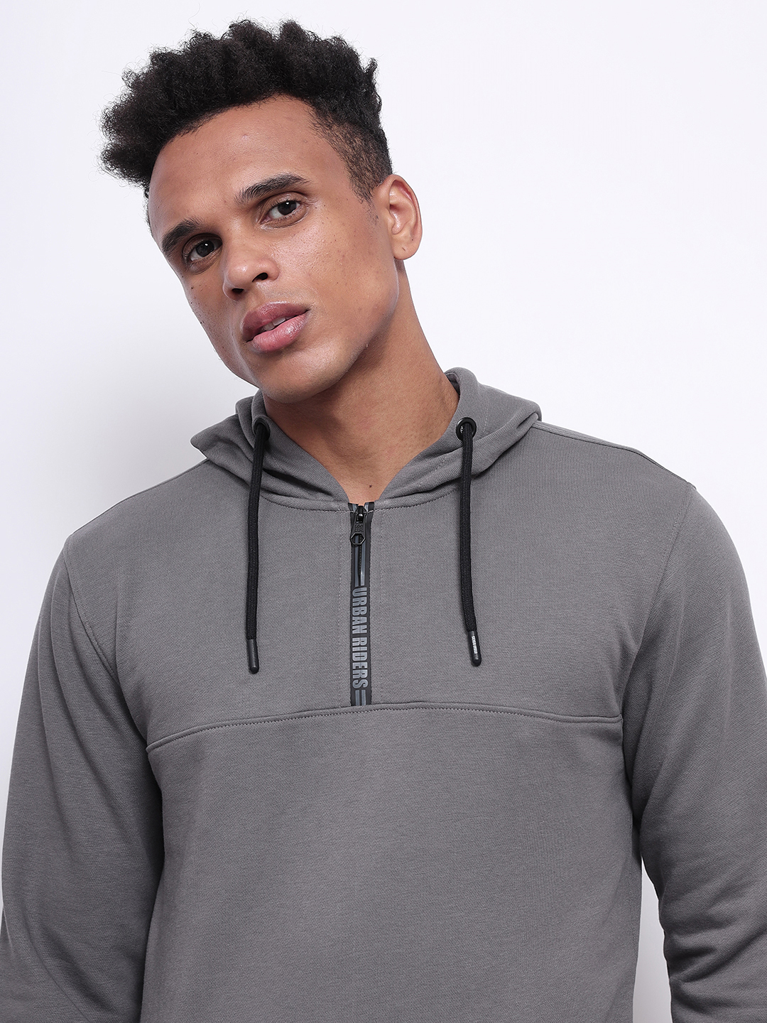 Buy Lee Men Solid Grey Slim Fit Sweatshirt Lee® India Official