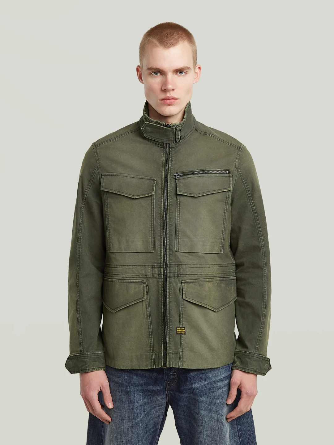 ジャケット・アウター G-STAR RAW MODERNIST LEATHER OVERSHIRT Jackets for Men | Blazers, Bomber, & Denim Jackets | G-STAR® US