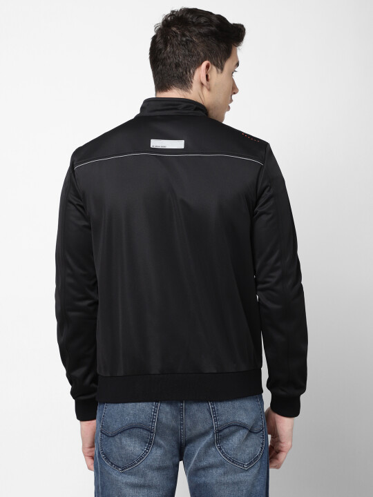 Buy Lee Men Solid Black Regular Fit Jackets | Lee® India Official
