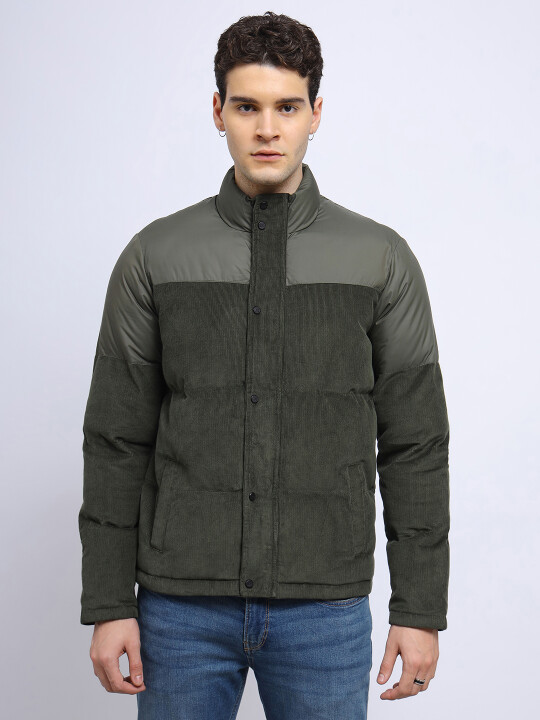 Buy Lee Men Solid Green Regular Fit Jacket | Lee® India Official 