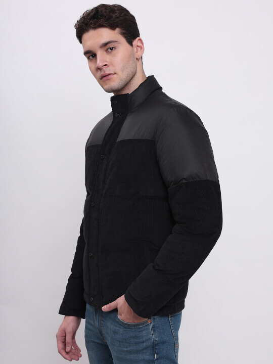Buy Lee Men Solid Black Regular Fit Jacket | Lee® India Official