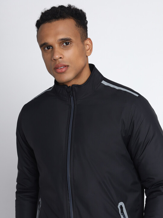 Buy Lee Men Solid Black Regular Fit Jacket | Lee® India