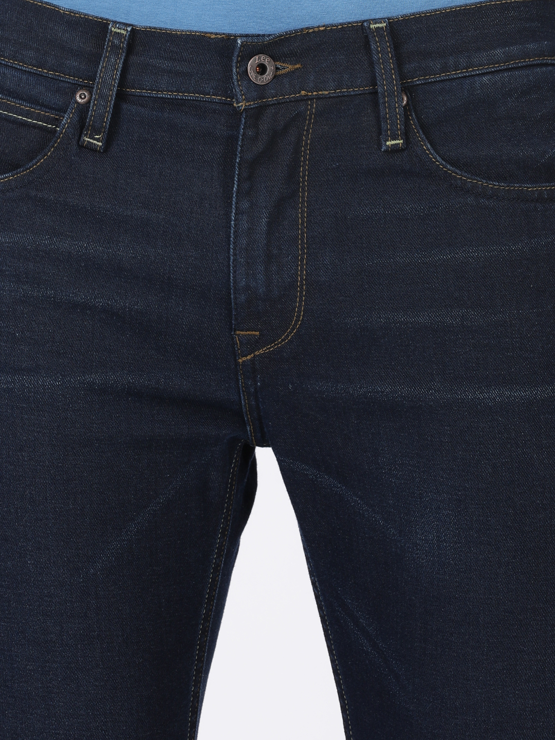 Buy Lee Travis Dark Blue Solid Slim Fit Jeans | Lee® India