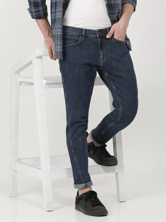 Buy Lee Men Blue Eric Skinny Fit Low Rise No Fade Jeans Lee