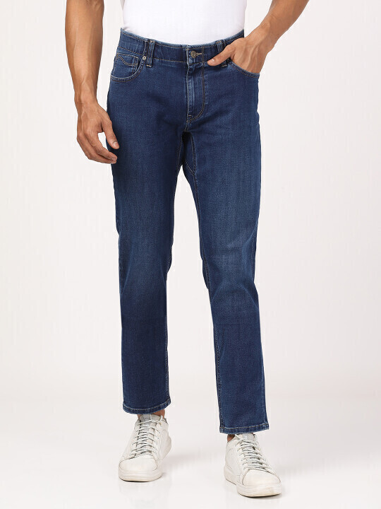 Buy Lee Bruce Blue Solid Skinny Fit Jeans | Lee® India Official