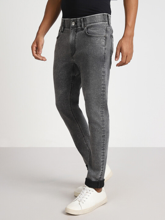 Buy Lee Men Black Bruce Skinny Fit Mid Rise Jeans Lee® India