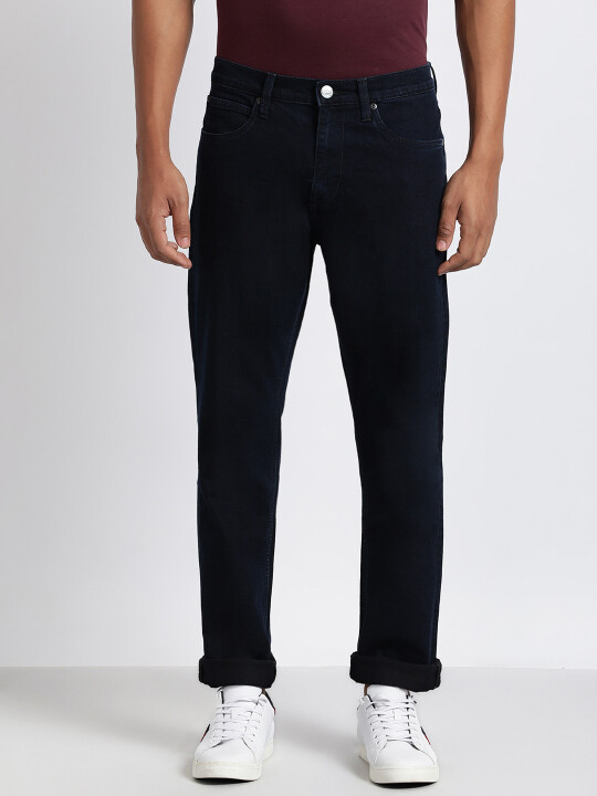Buy Lee Men Blue Rodeo Regular Fit Mid Rise No Fade Jeans Lee India Official Online Store