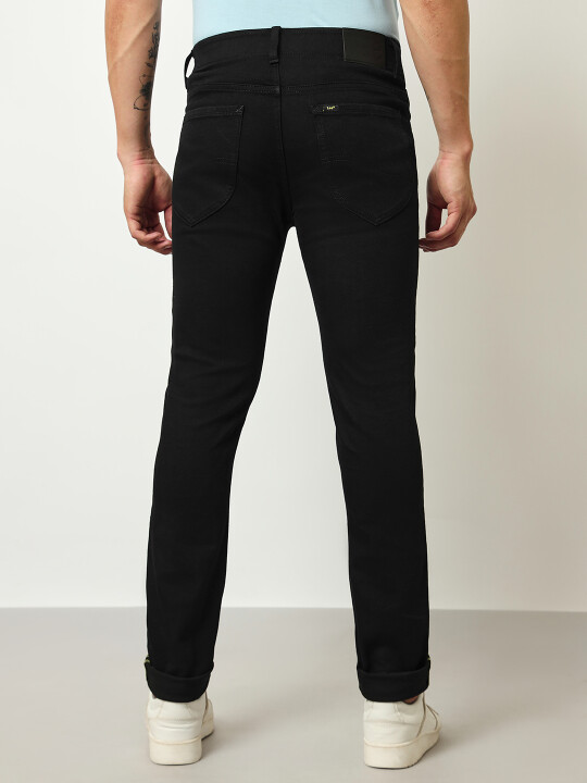Buy Lee Men Black Bruce Skinny Fit Mid Rise No Fade Jeans Lee