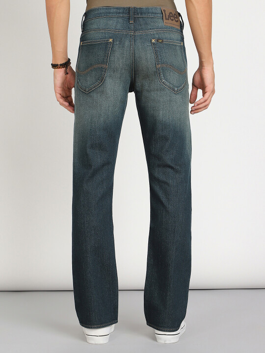Buy Lee Men Blue Rodeo Straight Fit Mid Rise Jeans | Lee® India