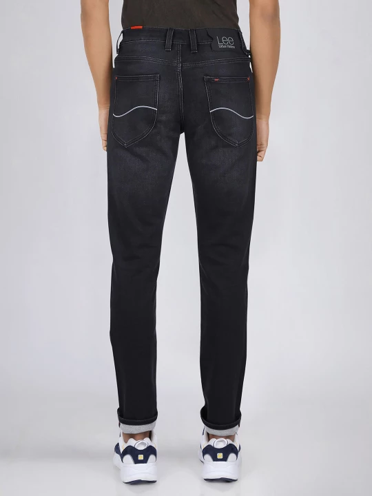 Buy Lee Men Black Bruce Skinny Fit Mid Rise Jeans Lee® India