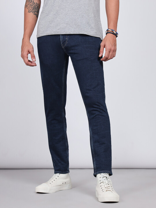 Buy Lee Men Blue Eric Skinny Fit Low Rise No Fade Jeans Lee