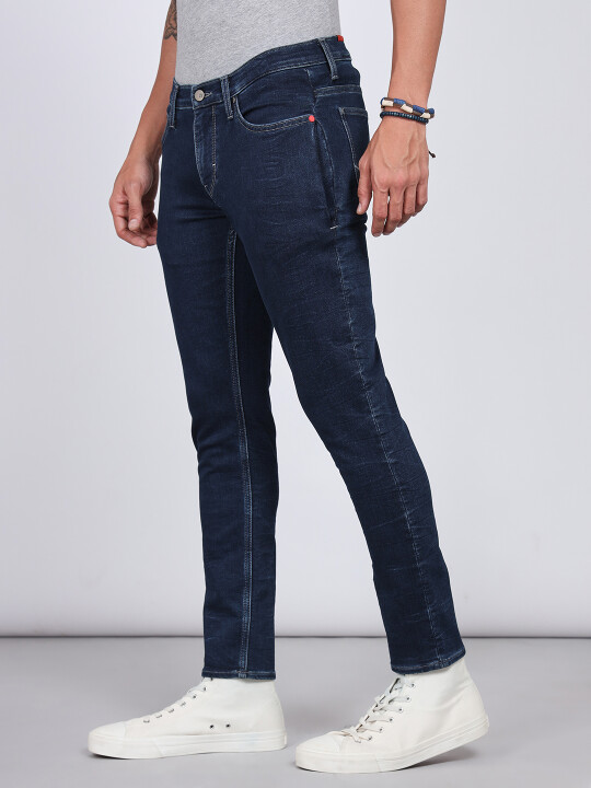 Buy Lee Men Blue Eric Skinny Fit Low Rise No Fade Jeans Lee