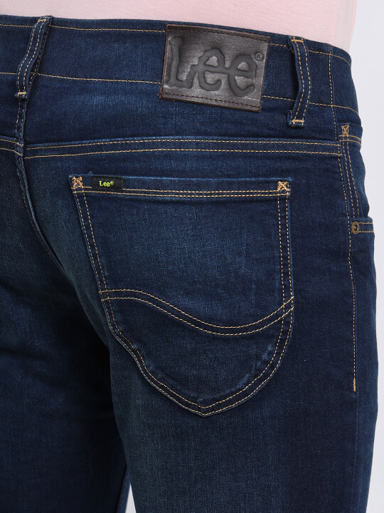 Buy Lee Men Blue Eric Skinny Fit Low Rise Heavy Fade Jeans Lee