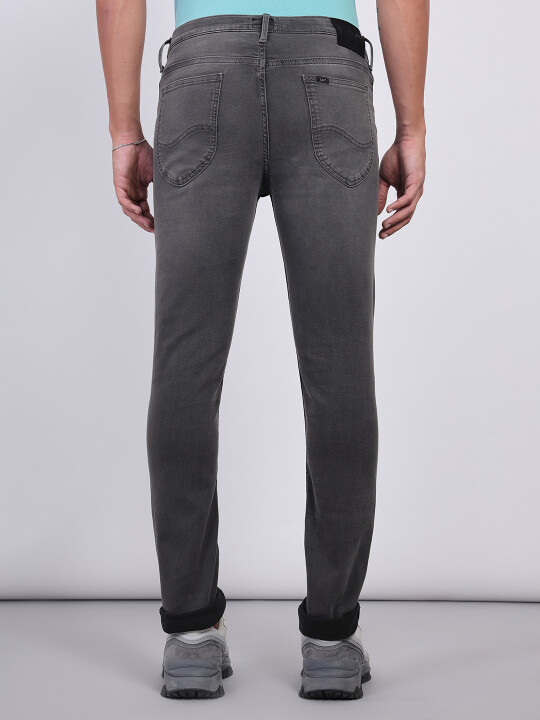 Buy Lee Men Grey Bruce Skinny Fit Mid Rise Light Fade Jeans Lee