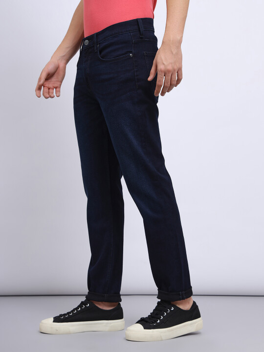 Buy Lee Men Blue Arvin Slim Tapered Fit Mid Rise Jeans Lee