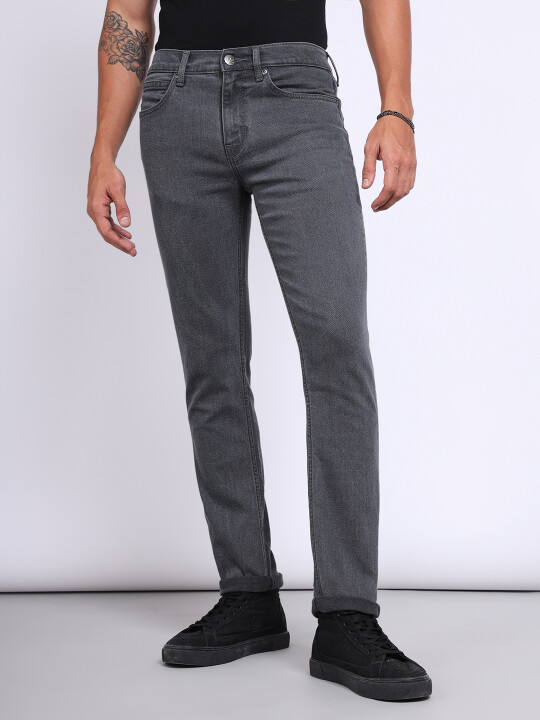 Buy Lee Men Grey Travis Slim Tapered Fit Mid Rise Jeans Lee India Official Online Store