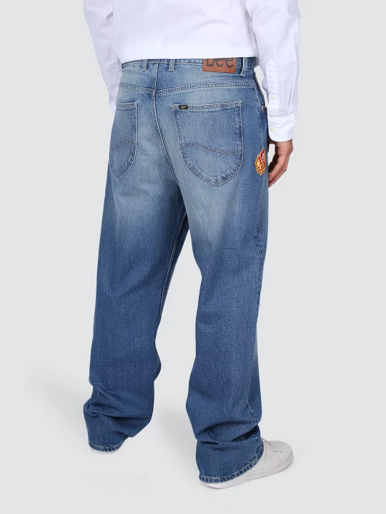 Buy Lee Men Blue Baggy Fit Mid Rise Light Fade Jeans | Lee® India