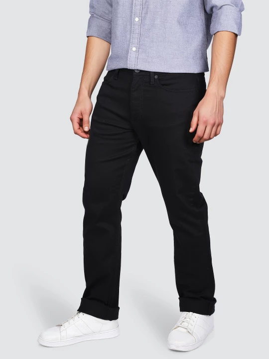 Buy Lee Men Black Rodeo Straight Fit Mid Rise No Fade Jeans Lee