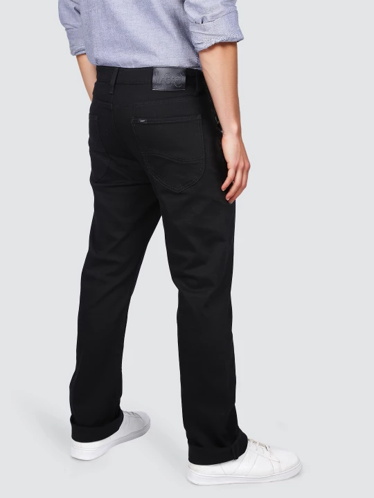 Buy Lee Men Black Rodeo Straight Fit Mid Rise No Fade Jeans Lee