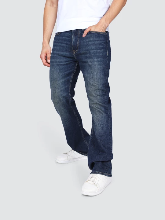 Buy Lee Men Blue Rodeo Straight Fit Mid Rise Jeans | Lee® India