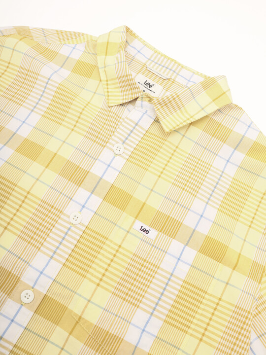 Buy Lee Men Checked Yellow Regular Fit Shirts Lee® India