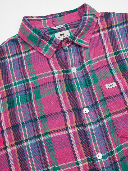 Buy Lee Men Checked Pink Regular Fit Shirt | Lee® India Official 