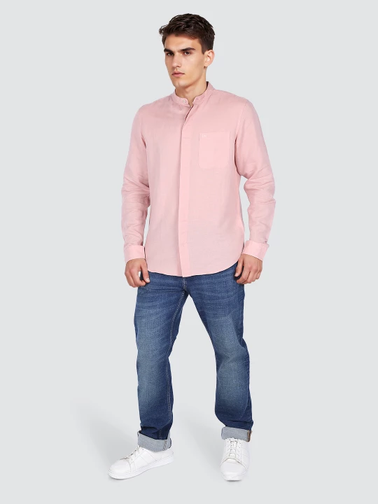 Buy Lee Men Solid Pink Regular Fit Shirt Lee® India Official