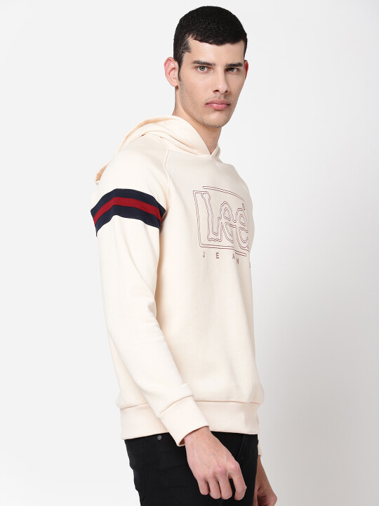 Buy Lee Men Graphic White Regular Fit Sweatshirt Lee® India