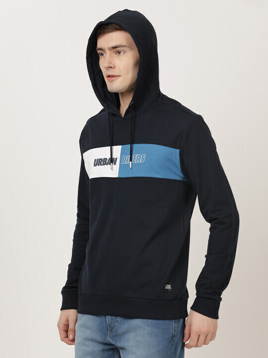 Buy Lee Men s Blue Slim Sweatshirts Lee India Official Online Store