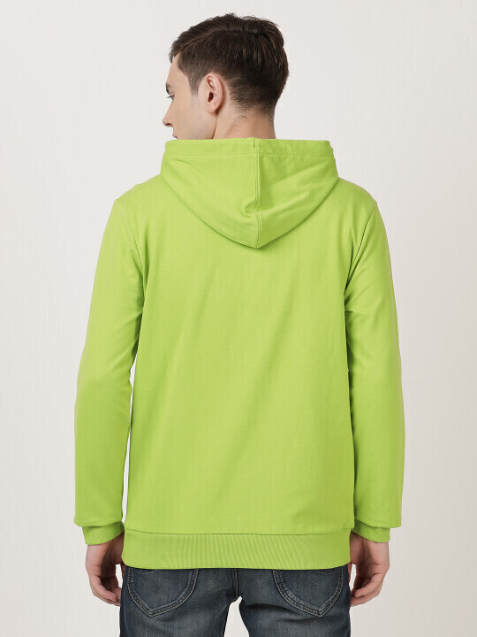 Outfit Fluorescent Yellow Hoodie Mens Pullover Neon Hoodie For Men