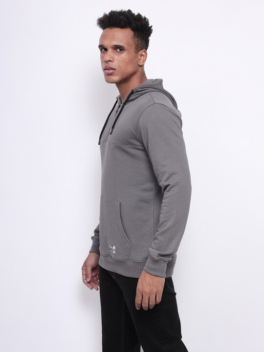 Buy Lee Men Solid Grey Slim Fit Sweatshirt Lee® India Official