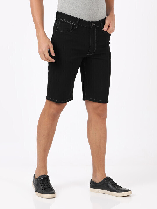 Buy Lee Men Black Denim Spandex (Stretchable) Mid Rise | Lee