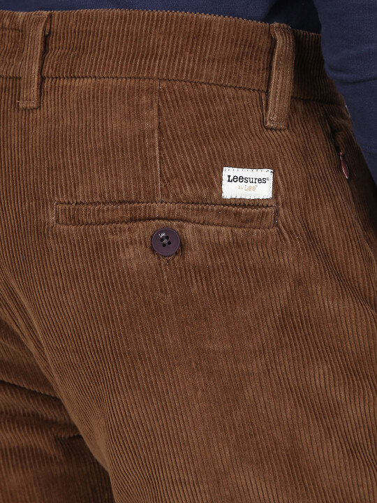 Buy Lee Men Brown Mid Rise Slim Narrow Fit Trousers Lee® India