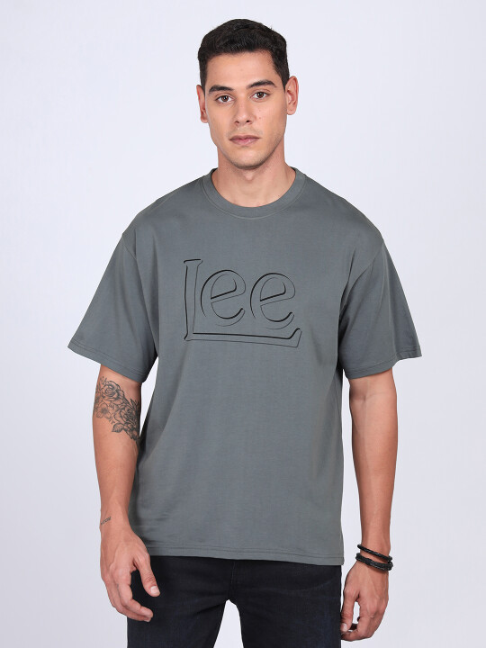 ◆LEE◆ Small Twitch Logo Short Sleeve Man to Man Gray Amazon.com: Lee Men's Graphic T-Shirt, Heather Gray Lazy S