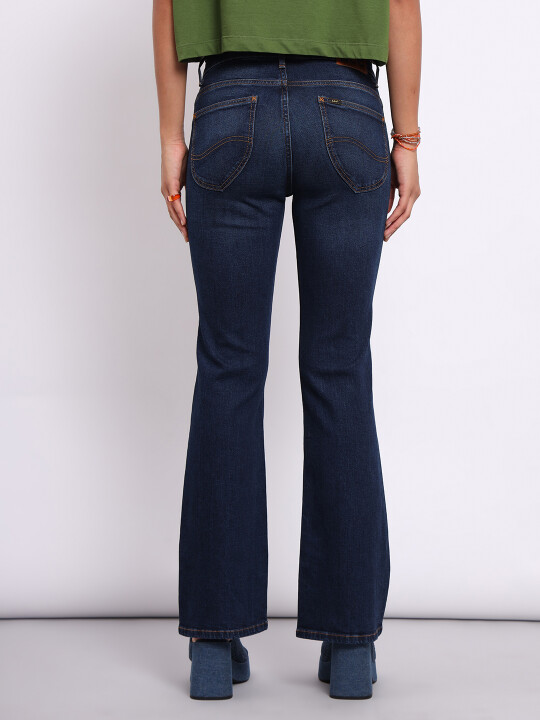 Buy Lee Women Blue Breese Boot Cut Fit Mid Rise Jeans Lee® India