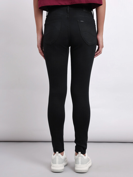 Lee scarlett skinny jeans black on sale