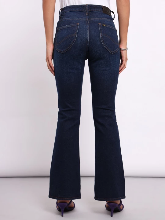 Buy Lee Women Blue Breese Boot Cut Fit High Rise Jeans Lee