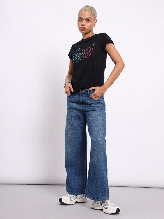 lee 5 pocket wide leg
