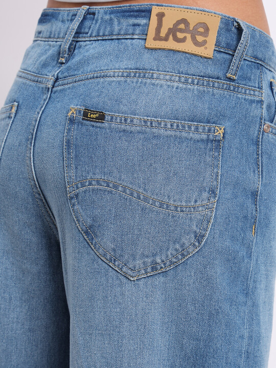 Buy Lee Women Blue Stella A Line Wide Leg Fit Jeans Lee® India