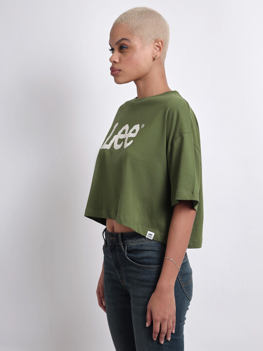 ◆LEE◆ Lee Bubble Logo T-Shirt Light Green LEE Men's Tee Short Sleeve Regular Fit Green | Central Online