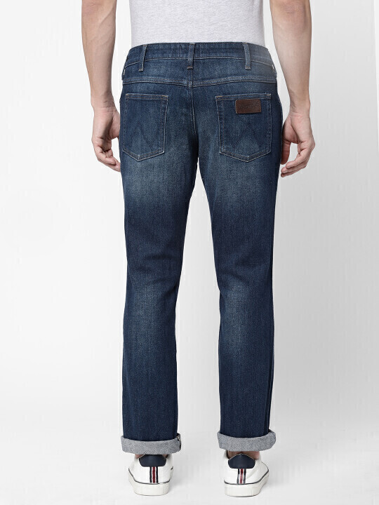 2点　25のブラウンとインディゴ Buy Wrangler Men's Solid Indigo Jeans (Straight) | Wrangler® India