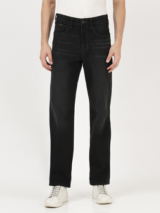 Vintage Wrangler Jeans Men's Size 36 x 30 Straight Leg Black Denim 5 Pocket  - Swedemom