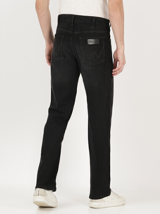 Buy Men Black Redding Comfort Fit Low Rise No Fade Jeans
