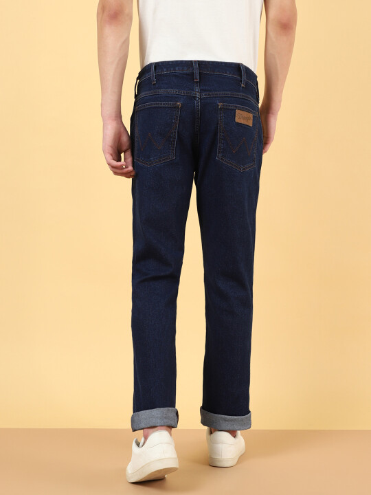 Wrangler Men's Millard Blue Jeans (Straight)