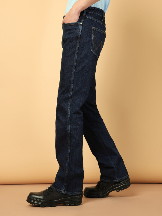 Buy Wrangler Men Blue Jacksville Boot Cut Fit Jeans Wrangler