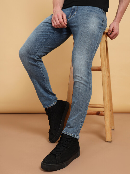 あ*ー様 HYBRYDS x SOL L Buy Wrangler Men Blue Bostin Slim Fit Mid Rise Jeans | Wrangler