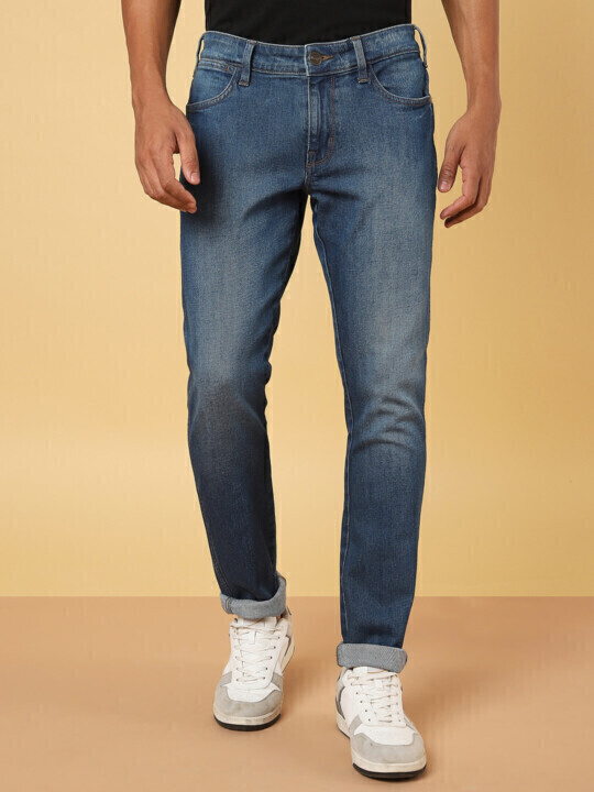 Buy Men Blue Vegas Skinny Fit Low Rise No Fade Jeans | Wrangler