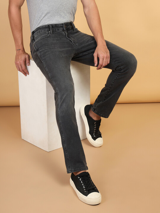 Plain Black Men Jeans, Straight Fit at Rs 330/piece in Varanasi