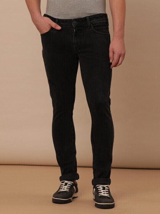 Wrangler Men's Vegas Black Jeans (Skinny)