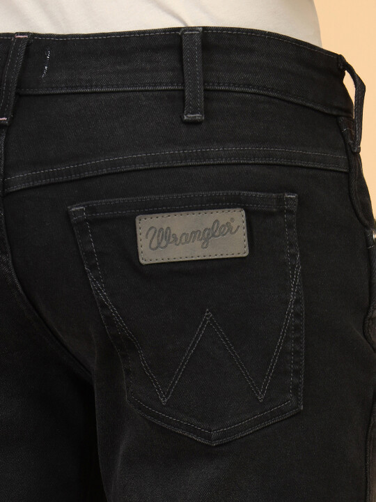 Buy Wrangler Men Black Millard Regular Fit Mid Rise Jeans